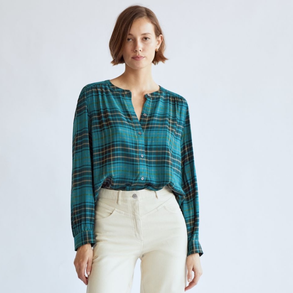 Wilfred Free Calla Button-Up colorful blous size 2xS